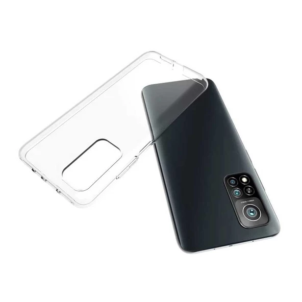 Xiaomi Mi 10T 5G - Kılıf Şeffaf Soft Slim Fitt Süper Silikon Kapak - Resim 4