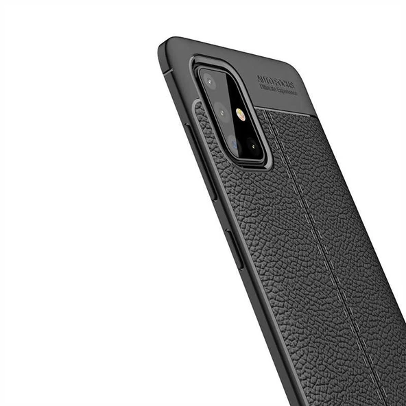 Samsung Galaxy A51 - Kılıf Auto Focus Karbon Niss Silikon Kapak - 3