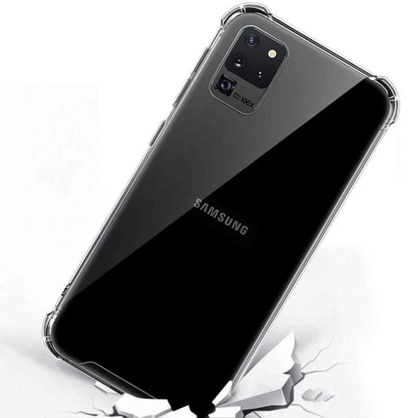 Samsung Galaxy S20 Ultra - Kılıf Kenar Köşe Korumalı Nitro Anti Shock Silikon