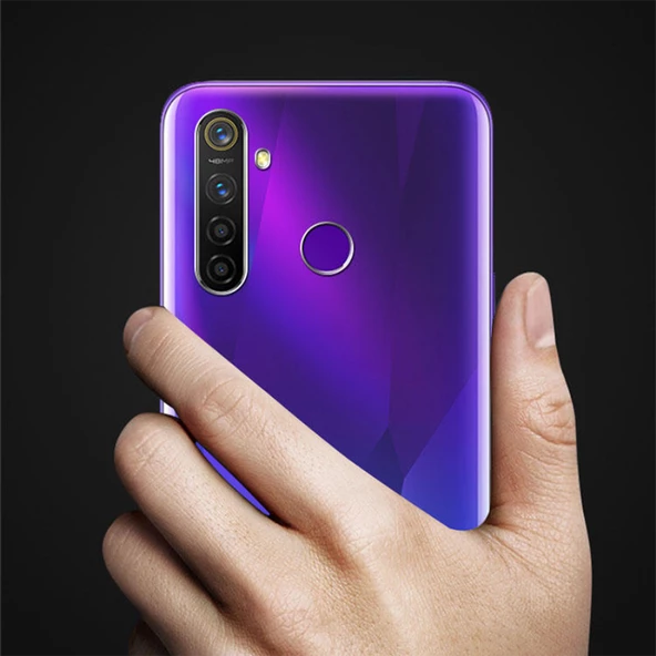 Realme 5 Pro - Kılıf Şeffaf Soft Slim Fitt Süper Silikon Kapak - Resim 6