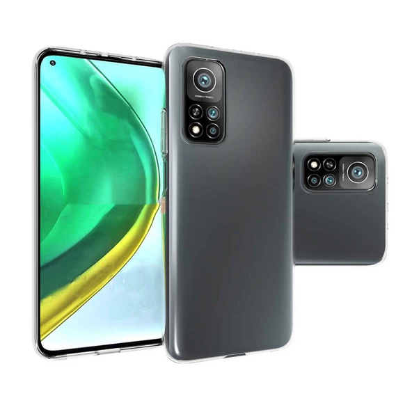 Xiaomi Mi 10T 5G - Kılıf Şeffaf Soft Slim Fitt Süper Silikon Kapak ürün görseli