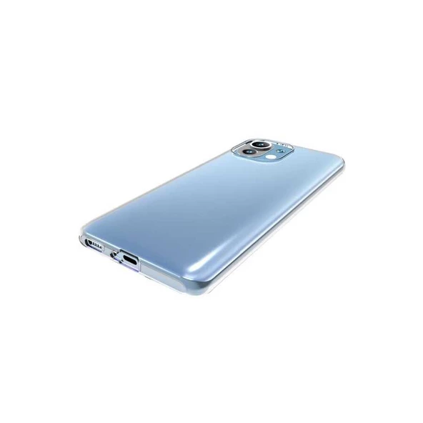 Xiaomi Mi 11 - Kılıf Şeffaf Soft Slim Fitt Süper Silikon Kapak - 8