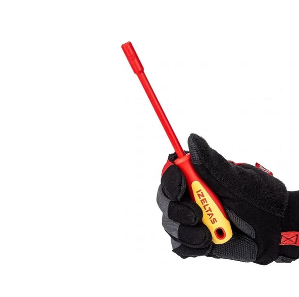 İzeltaş 1000V Süngüsü İzoleli Lokma Uçlu Tornavida 5.5MM - 3