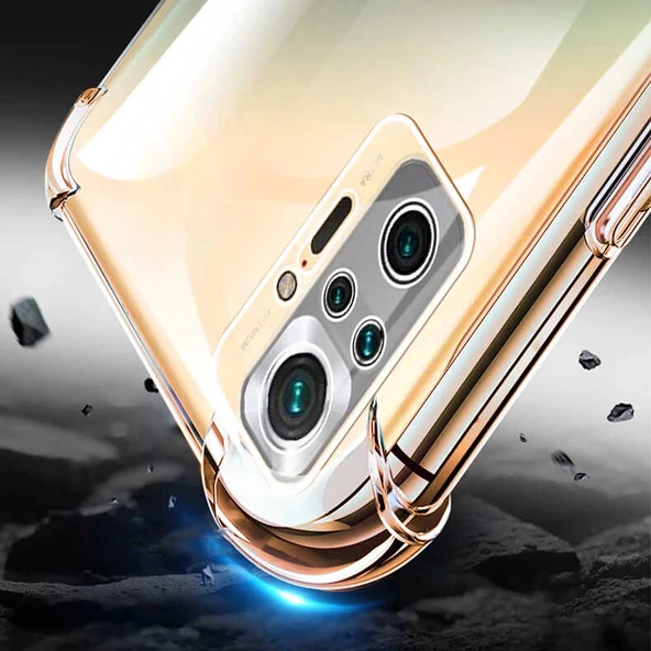 Xiaomi Redmi Note 10 - Kılıf Kamera Korumalı Nitro Anti Shock Silikon - Resim 8