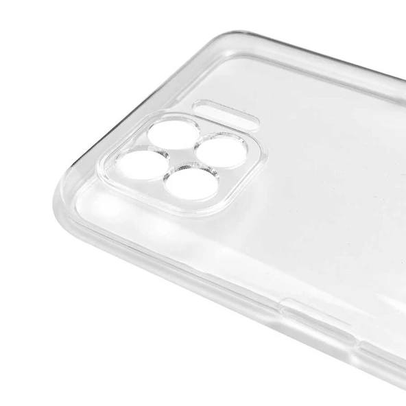 Oppo Reno 4 Lite - Kılıf Kamera Korumalı Süper Silikon Kapak - Resim 2