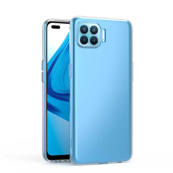 Oppo Reno 4 Lite - Kılıf Kamera Korumalı Süper Silikon Kapak - Resim 5