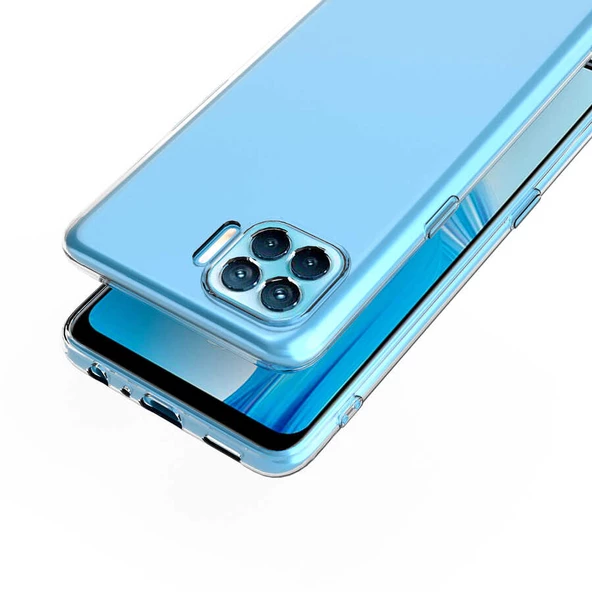 Oppo Reno 4 Lite - Kılıf Kamera Korumalı Süper Silikon Kapak - Resim 4