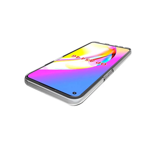 Oppo A54 4G - Kılıf Şeffaf Soft Slim Fitt Süper Silikon Kapak - Resim 4