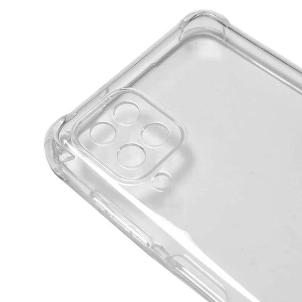 Samsung Galaxy A12 - Kılıf Kamera Korumalı Nitro Anti Shock Silikon - Resim 3