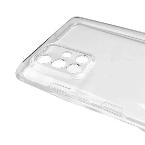 Samsung Galaxy A71 - Kılıf Kamera Korumalı Süper Silikon Kapak - Resim 2