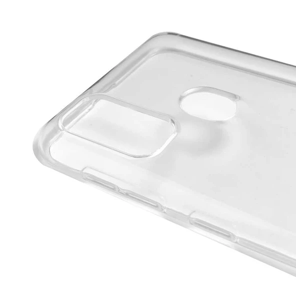 Samsung Galaxy M21 - Kılıf Kamera Korumalı Süper Silikon Kapak - Resim 2