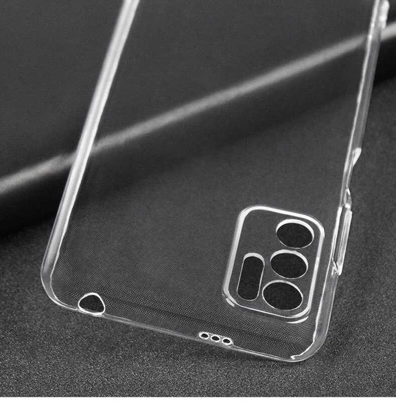 Xiaomi Poco M3 Pro - Kılıf Şeffaf Soft Slim Fitt Süper Silikon Kapak - 7