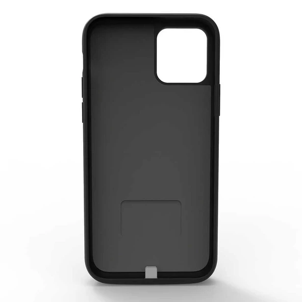Apple iPhone 13 Pro Max - Şarjlı Kılıf Standlı Led Göstergeli Powerbank Kılıf - 8
