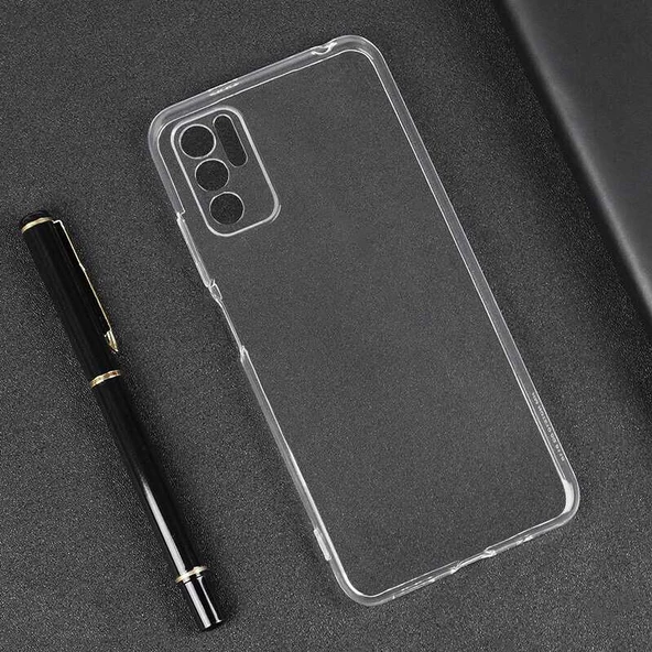 Xiaomi Poco M3 Pro - Kılıf Şeffaf Soft Slim Fitt Süper Silikon Kapak - 6