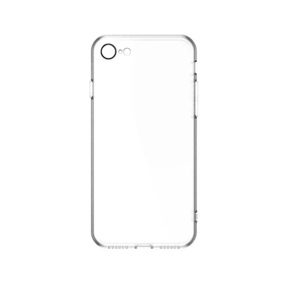 Apple iPhone SE 2020 - Kılıf Kamera Lens Korumalı Fizy Kapak - Resim 6