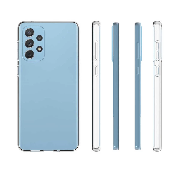 Samsung Galaxy A53 5G - Kılıf Şeffaf Soft Slim Fitt Süper Silikon Kapak - Resim 2