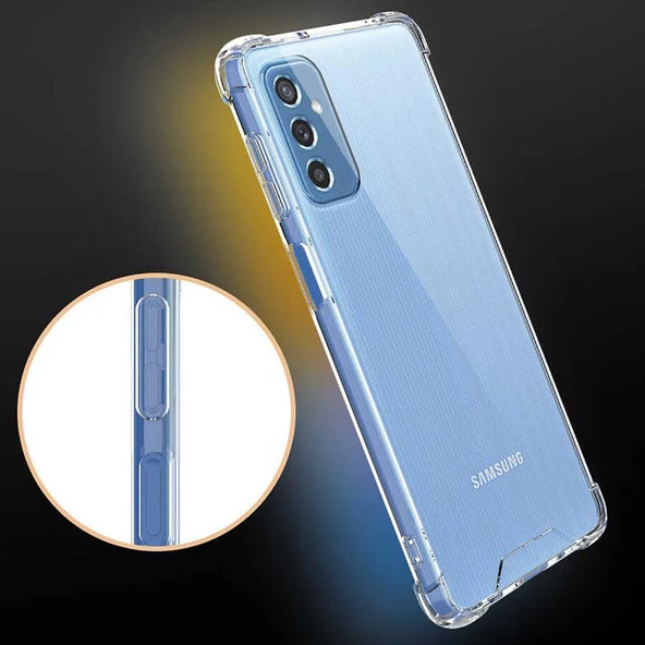Samsung Galaxy M52 - Kılıf Kenar Köşe Korumalı Nitro Anti Shock Silikon - 2