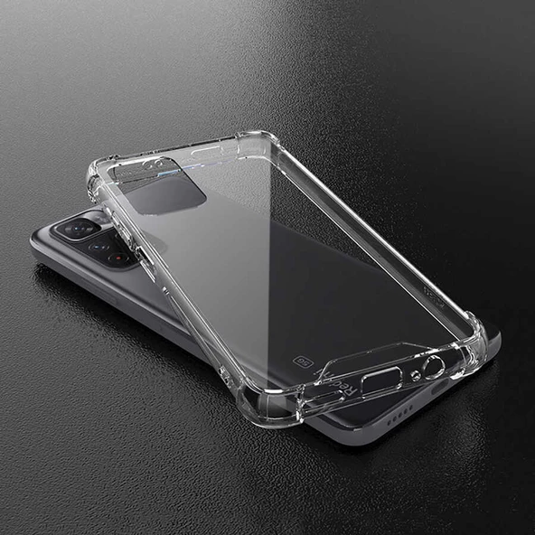 Xiaomi Redmi Note 11T 5G - Kılıf Kenar Köşe Korumalı Nitro Anti Shock Silikon - Resim 2