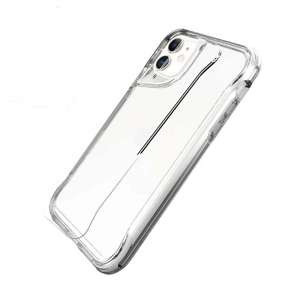 Apple iPhone 11 - Kılıf Şeffaf Sert Koruyucu T-Max Kapak - Resim 4