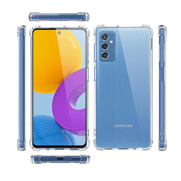 Samsung Galaxy M52 - Kılıf Kenar Köşe Korumalı Nitro Anti Shock Silikon - 1