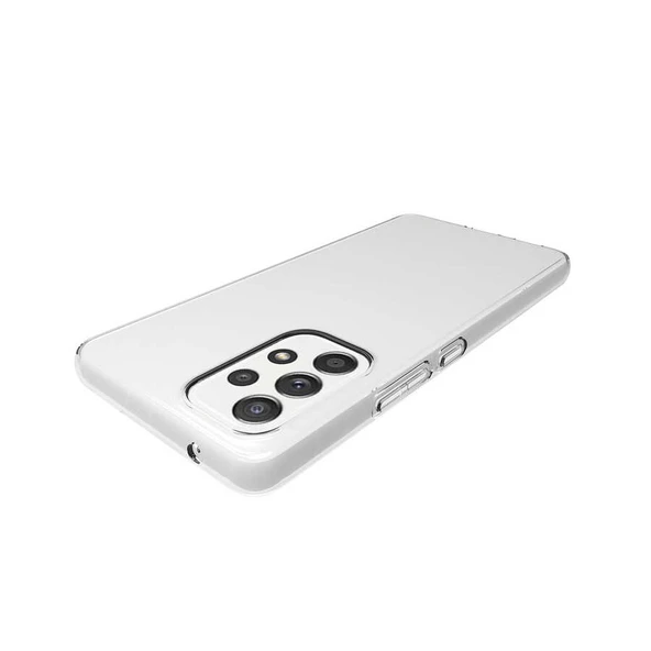 Samsung Galaxy A73 - Kılıf Şeffaf Soft Slim Fitt Süper Silikon Kapak - 4