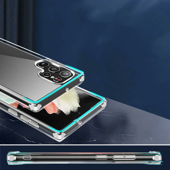 Samsung Galaxy S22 Ultra - Kılıf Sararmaz Parmak İzi Yapmayan Forst Kapak - Resim 3