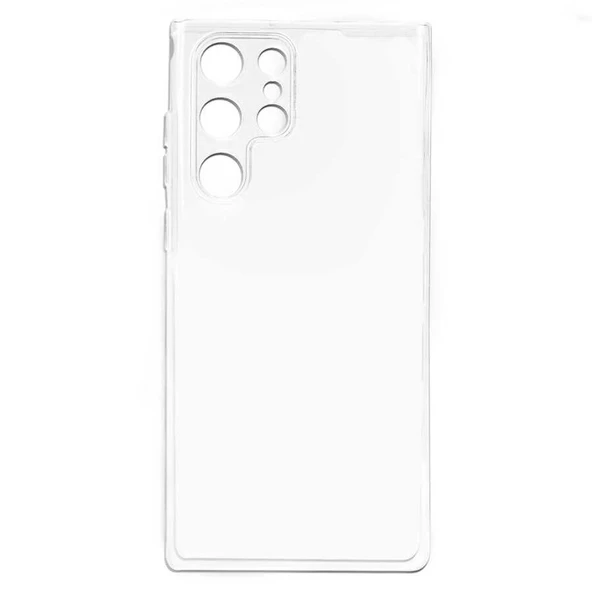Samsung Galaxy S22 Ultra - Kılıf Kamera Korumalı Süper Silikon Kapak - 1