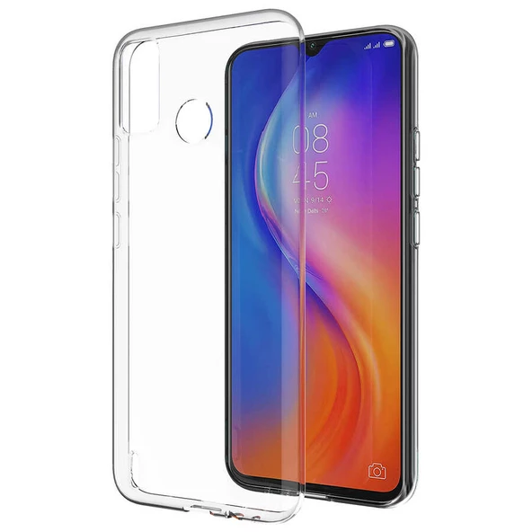 Tecno Spark 6 Go - Kılıf Şeffaf Soft Slim Fitt Süper Silikon Kapak ürün görseli