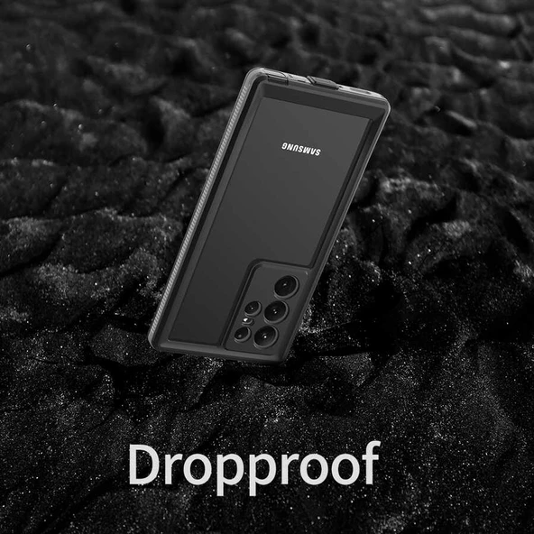 Samsung Galaxy S22 Ultra - Kılıf 360 Full Koruma Su Altı Çekimleri Ve Kuryeler İçin Kılıf - Resim 3