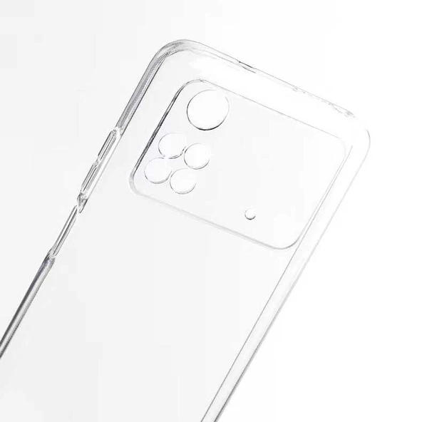 Xiaomi Poco X4 Pro 5G - Kılıf Şeffaf Soft Slim Fitt Süper Silikon Kapak - 2