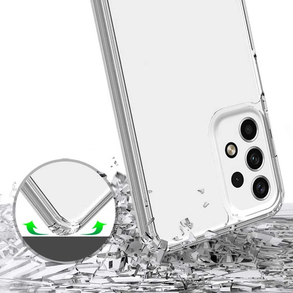 Samsung Galaxy A13 4G - Kılıf Slim Fitt 2mm Anti Shock Silikon - Resim 3