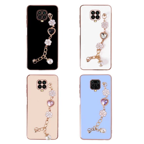 Xiaomi Redmi Note 9S - Kılıf El Tutamaçlı Kamera Korumalı Taka Silikon Kapak - Resim 2