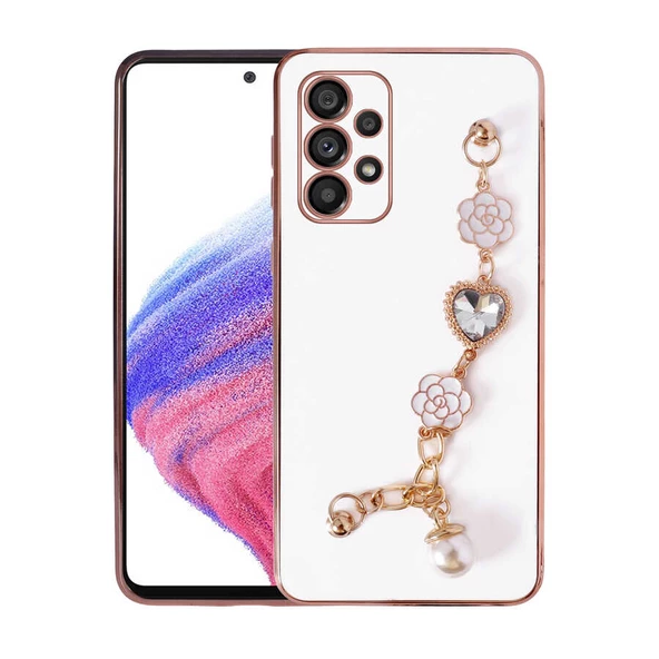 Samsung Galaxy A33 5G - Kılıf El Tutamaçlı Kamera Korumalı Taka Silikon Kapak - 1