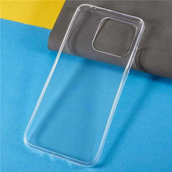 Xiaomi Poco C40 - Kılıf Şeffaf Soft Slim Fitt Süper Silikon Kapak - Resim 5