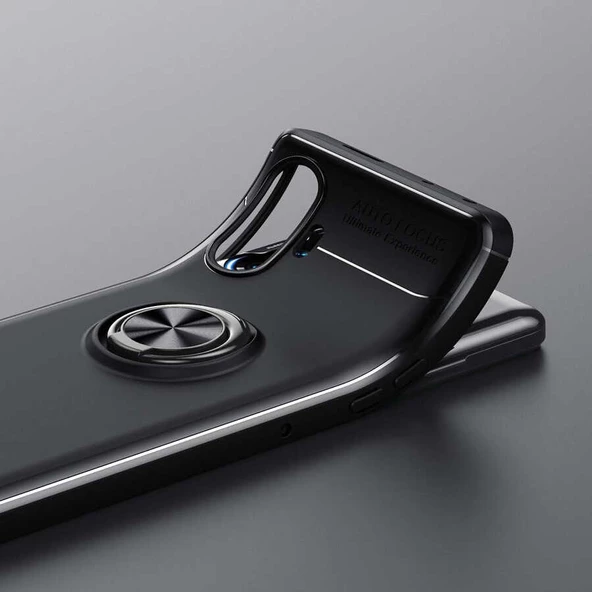 Xiaomi Redmi K40 Gaming - Kılıf Yüzüklü Karbon Ravel Silikon Kapak - Resim 8