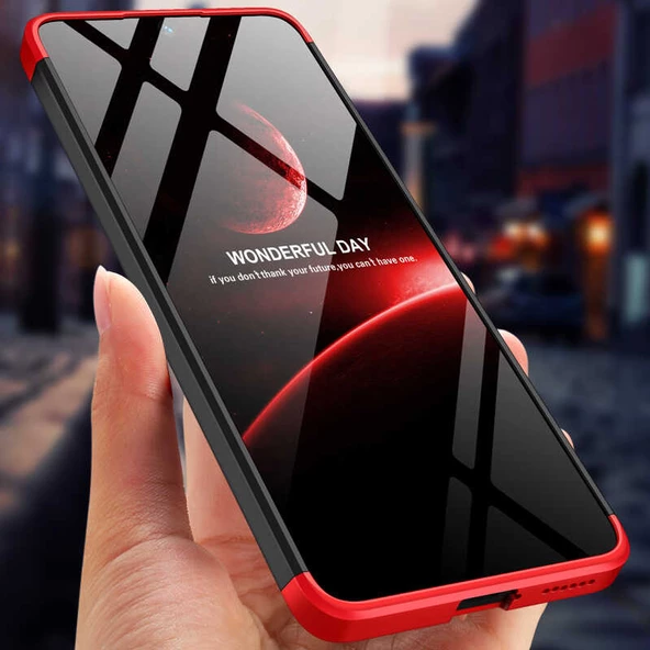 Xiaomi Poco X4 Pro 5G - Kılıf Parmak izi Yapmayan 3 Parça Ays Kapak - Resim 6