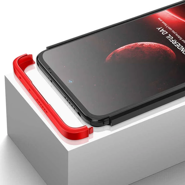 Xiaomi Poco X4 Pro 5G - Kılıf Parmak izi Yapmayan 3 Parça Ays Kapak - Resim 8