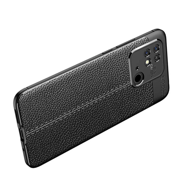 Xiaomi Redmi 10C - Kılıf Auto Focus Karbon Niss Silikon Kapak - Resim 8