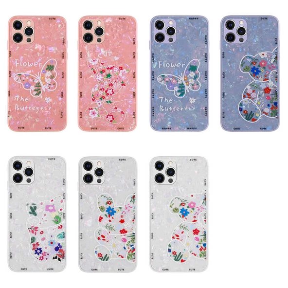 Apple iPhone 13 Pro Max - Kılıf Desenli Sert Silikon Mumila Kapak - 2