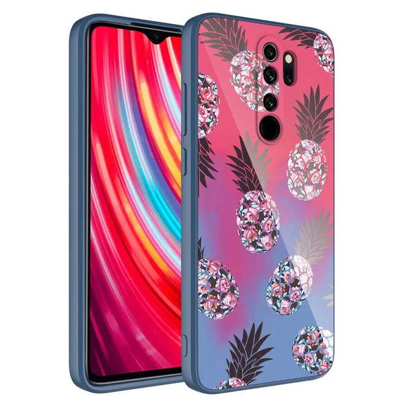 Xiaomi Redmi Note 8 Pro - Kılıf Kamera Korumalı Desenli Sert Silikon Epoksi Kapak