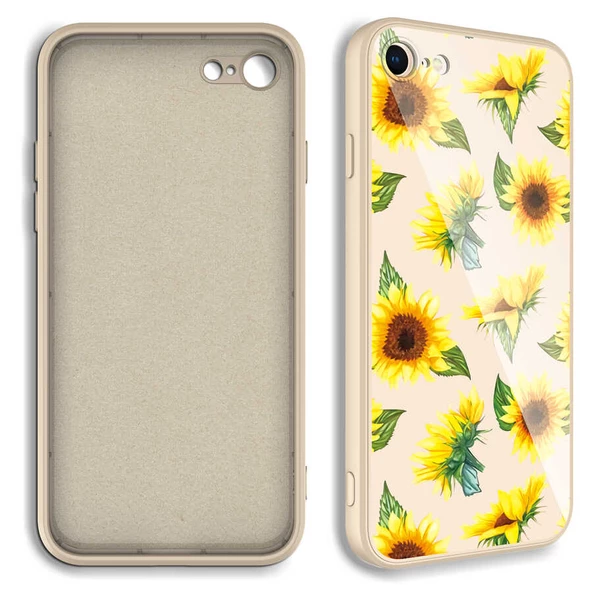 Apple iPhone SE 2022 - Kılıf Kamera Korumalı Desenli Sert Silikon Epoksi Kapak - Resim 2