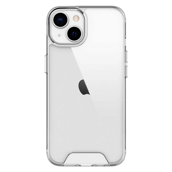 Apple iPhone 14 Plus - Kılıf Şeffaf Sert Koruyucu Gard Silikon - 3