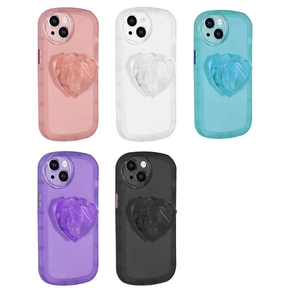 Apple iPhone 13 - Kılıf Kamera Korumalı Pop Soketli Renkli Ofro Kapak - Resim 2