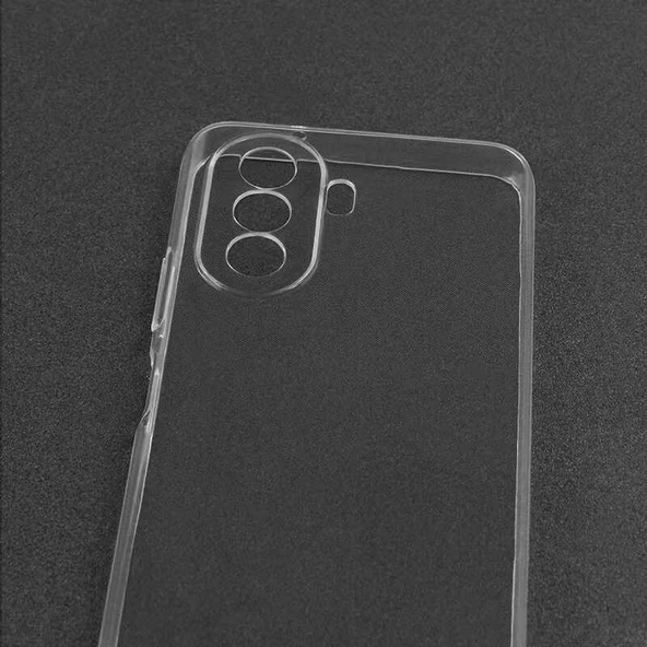 Huawei Nova Y70 - Kılıf Şeffaf Soft Slim Fitt Süper Silikon Kapak - 8
