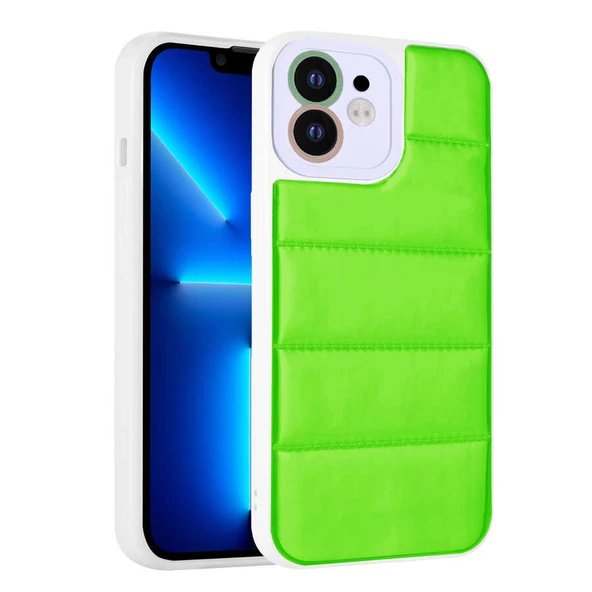 Apple iPhone 11 - Kılıf Kamera Korumalı Airbagli Renkli Seksek Kapak