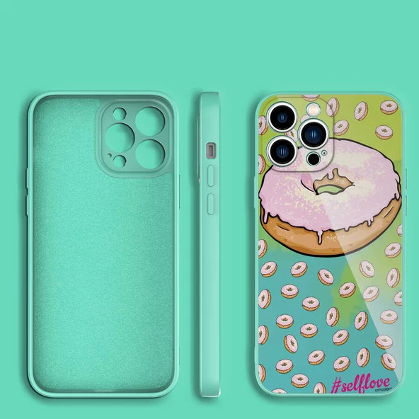 Apple iPhone 13 Pro Max - Kılıf Kamera Korumalı Desenli Sert Silikon Epoksi Kapak - Resim 2