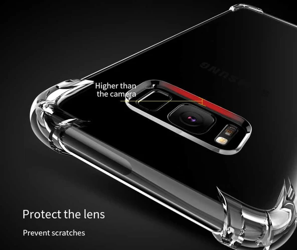 Samsung Galaxy S8 - Kılıf Kenar Köşe Korumalı Nitro Anti Shock Silikon - Resim 8