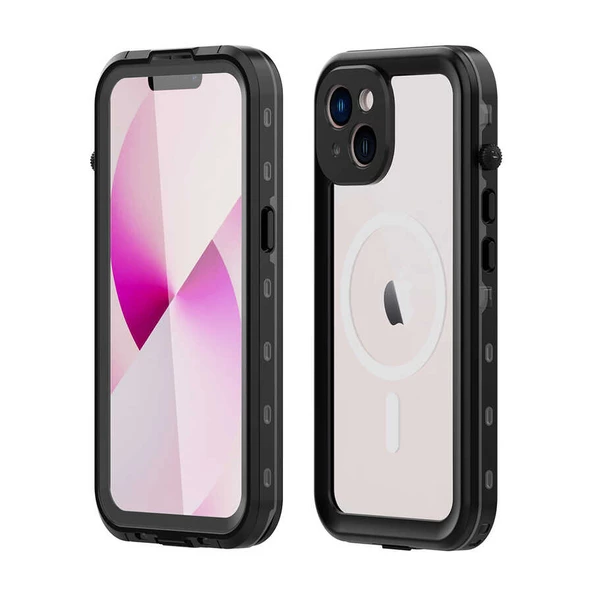 Apple iPhone 14 Plus - Kılıf 360 Full Koruma Su Altı Çekimleri Ve Kuryeler İçin Kılıf ürün görseli