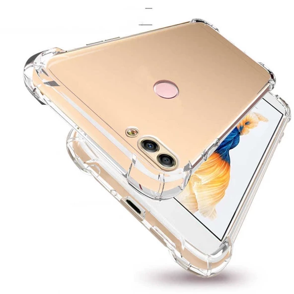 Huawei P Smart - Kılıf Kenar Köşe Korumalı Nitro Anti Shock Silikon - Resim 5