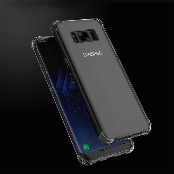Samsung Galaxy S8 - Kılıf Kenar Köşe Korumalı Nitro Anti Shock Silikon